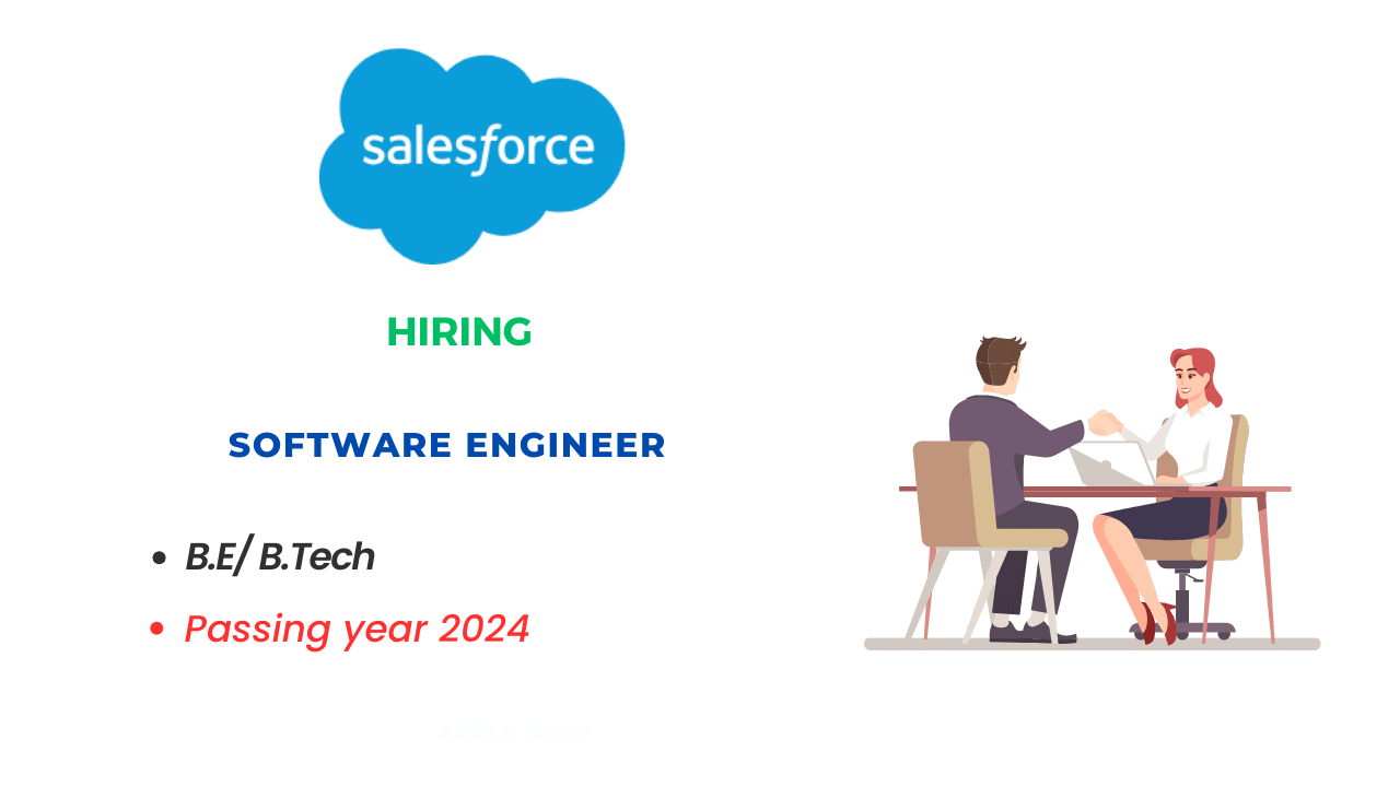 Software Engineer at Salesforce 2025 Tech Hiring